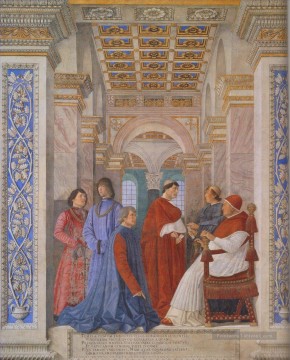 La famille de Ludovico Gonzaga Renaissance peintre Andrea Mantegna Peinture à l'huile